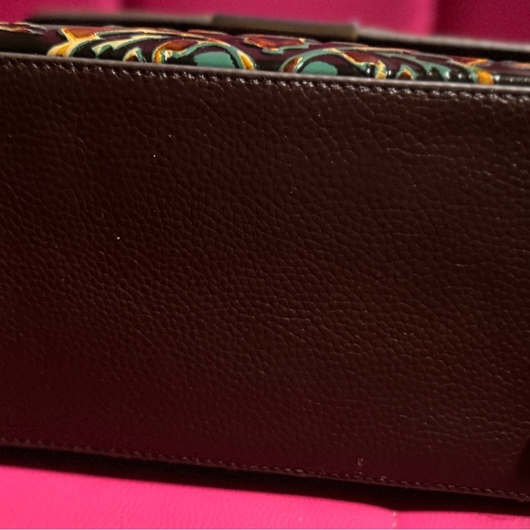 Unusual painted satchel Purse bag - Picture 5 of 7